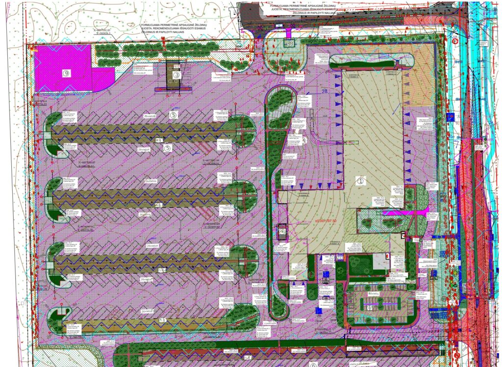 Vilniaus autobusų parkas Liepkalnio g. (Liepkalnio g. 111) - Autobusų terminalas - vizualizacija