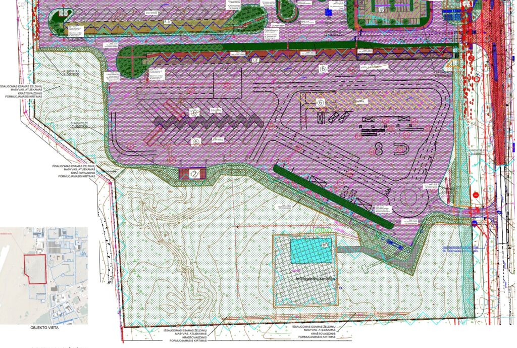 Vilniaus autobusų parkas Liepkalnio g. (Liepkalnio g. 111) - Autobusų terminalas - vizualizacija