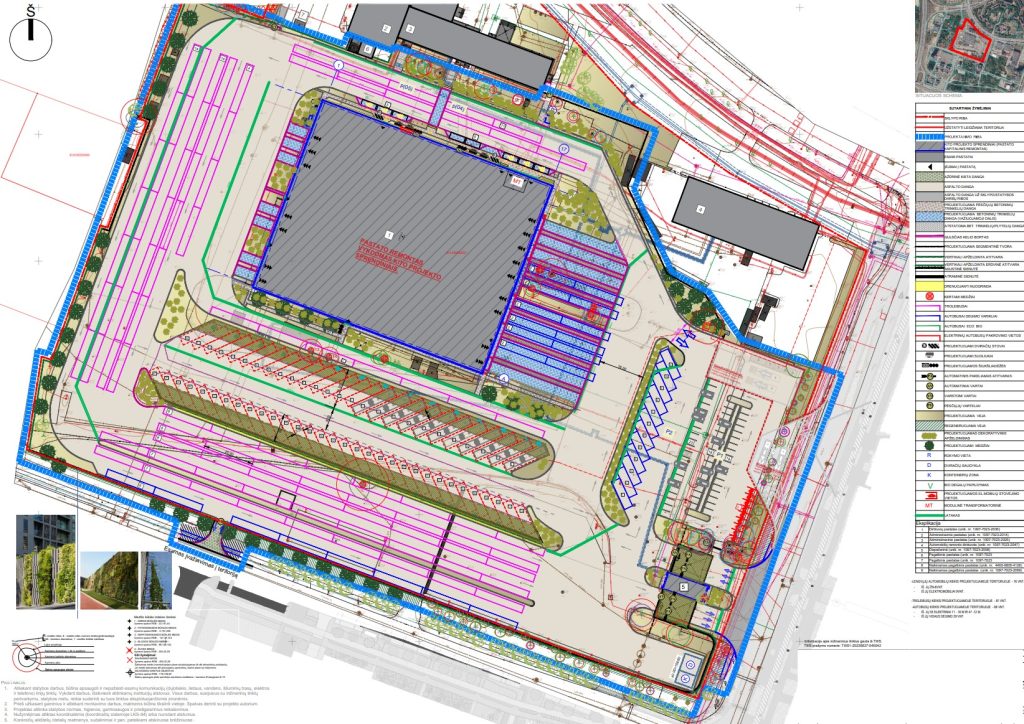 Viršuliškių VT parko rekonstrukcija (Justiniškių g. 14) - Bus terminal - visualization