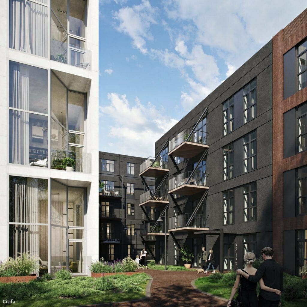 Volta Kvartal (Uus-Volta 12/1, 12/2, 12/3) (Uus-Volta 12/1, 12/2, 12/3) - Multi apartment - visualization