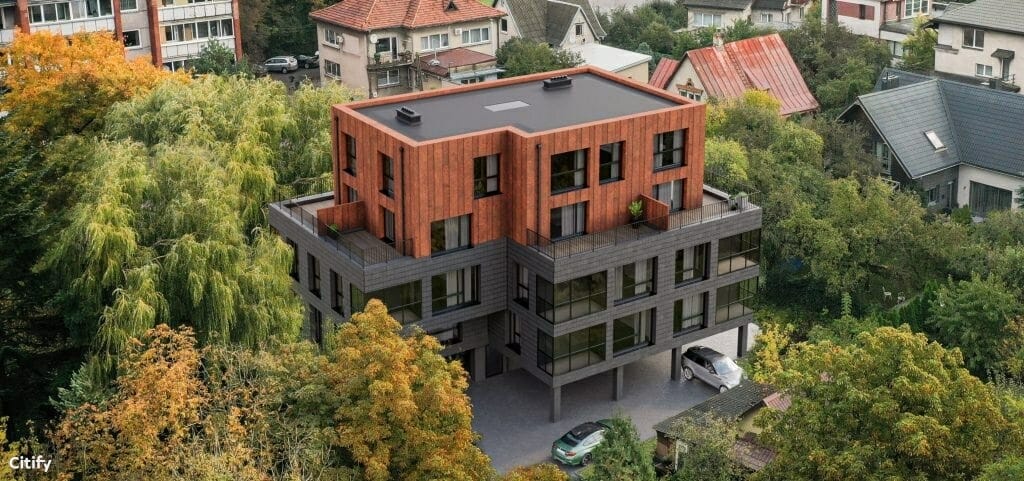 Archi rezidencija (K. Genio g. 14) - Daudzdzīvokļu nams - vizualizācija
