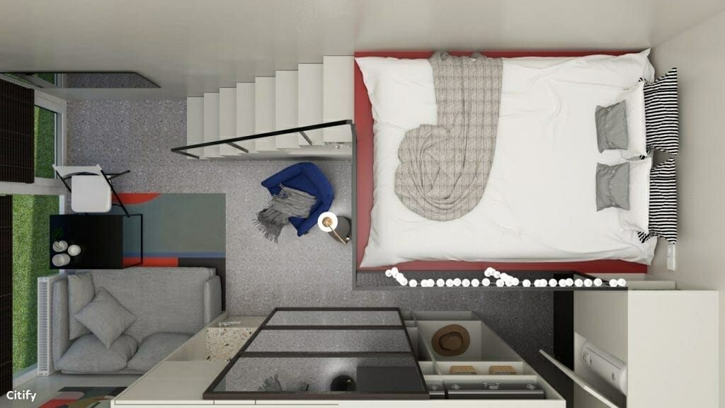 Bauhaus mini loftai (Kirtimų g. 51A) - Lofts - visualization