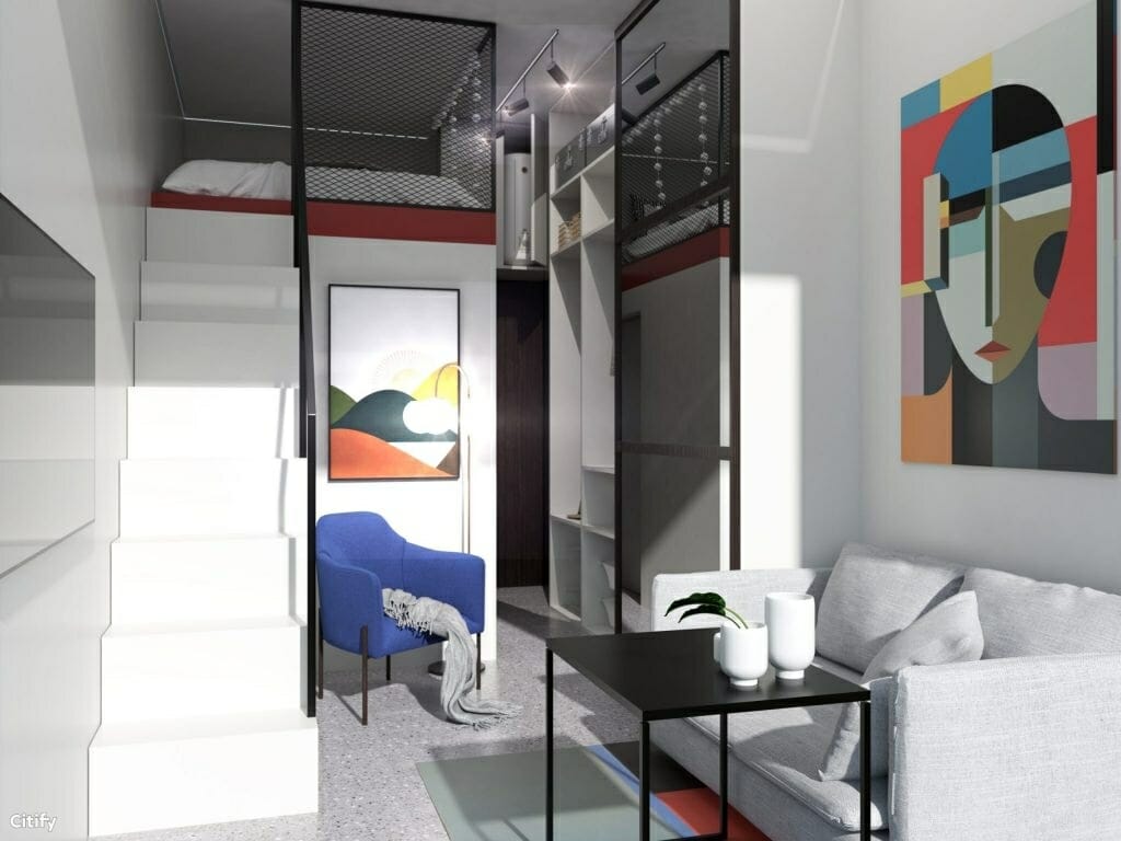 Bauhaus mini loftai (Kirtimų g. 51A) - Lofts - visualization