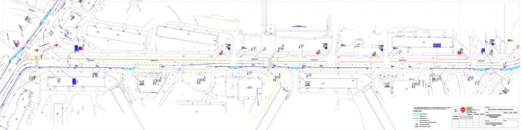 Velo infrastruktūra posmā Braslas iela - Ulbrokas iela (Dzelzavas iela) - Bike path - visualization