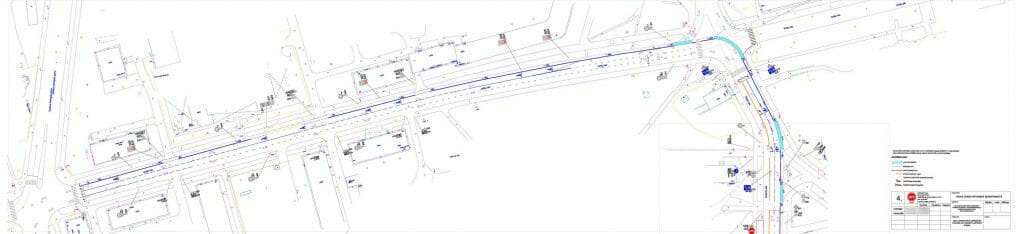 Velo infrastruktūra posmā Braslas iela - Ulbrokas iela (Dzelzavas iela) - Bike path - visualization