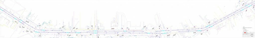 Velo infrastruktūra posmā Dzirnavu iela - Rušonu iela (Gogoļa iela, Lazdonas iela, Kalna iela, Lauvas iela, Lomonosova iela, Lubānas iela, Salaspils iela) - Bike path - visualization