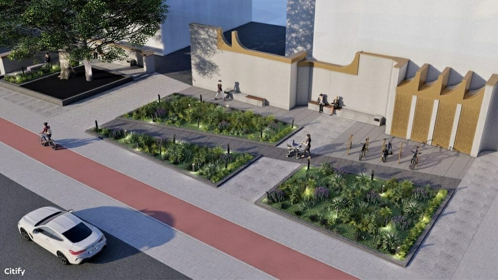 Gedimino g. 32 skveras (Gedimino g. 32) - Square - visualization