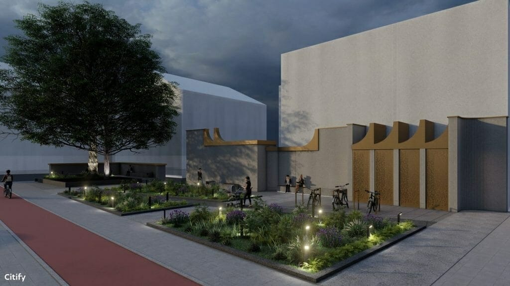 Gedimino g. 32 skveras (Gedimino g. 32) - Square - visualization