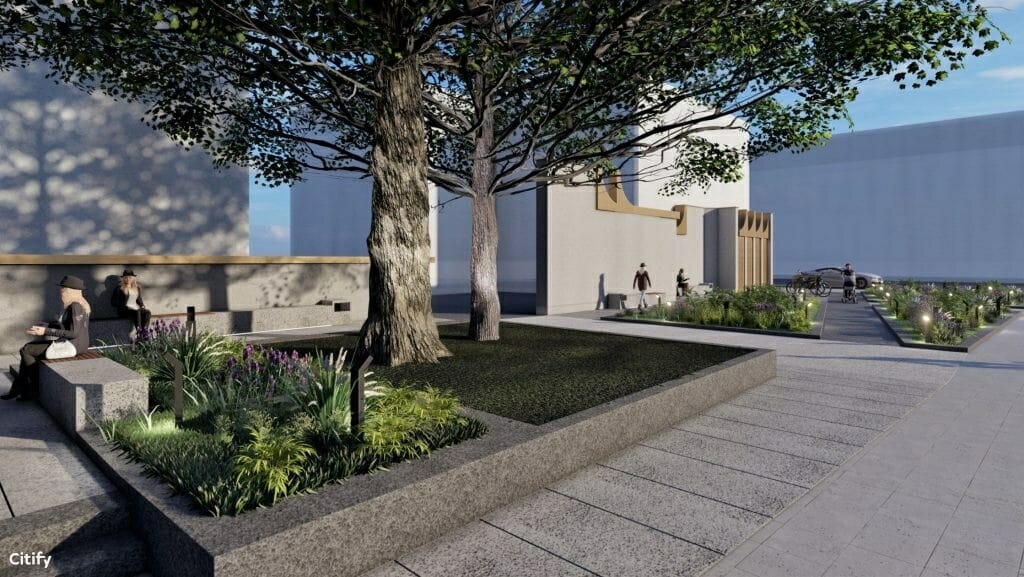 Gedimino g. 32 skveras (Gedimino g. 32) - Square - visualization