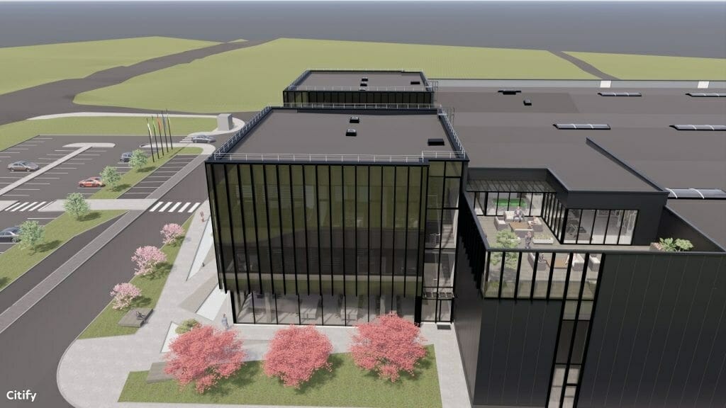 KG Constructions Group gamykla (Beržų g. 14) - Light manufacturing - visualization