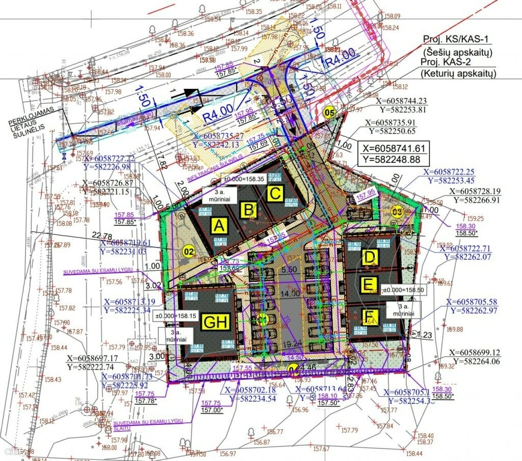 Kaminkelio g. 1 (Kaminkelio g. 1) - Row housing - visualization