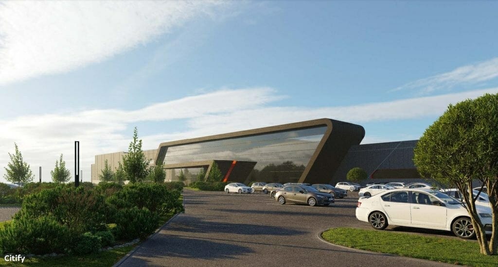 Kauno baldų gamykla 1 etapas (Drobės g. 68) - Light manufacturing - visualization