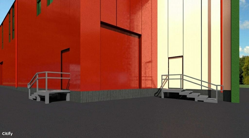 Liūtukas ir KO gamykla (Alovės g. 7) - Light manufacturing - visualization