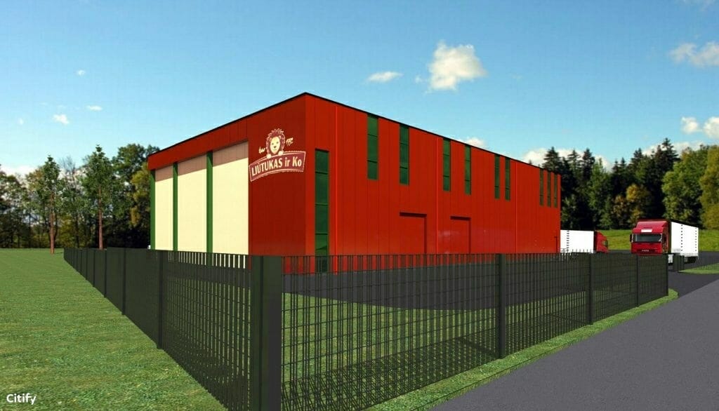 Liūtukas ir KO gamykla (Alovės g. 7) - Light manufacturing - visualization