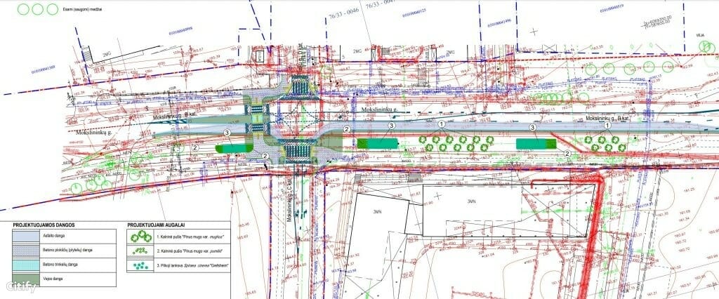 Mokslininkų g. tarp Fizikų ir Geležinio vilko g (Mokslininkų g.) - Street - visualization