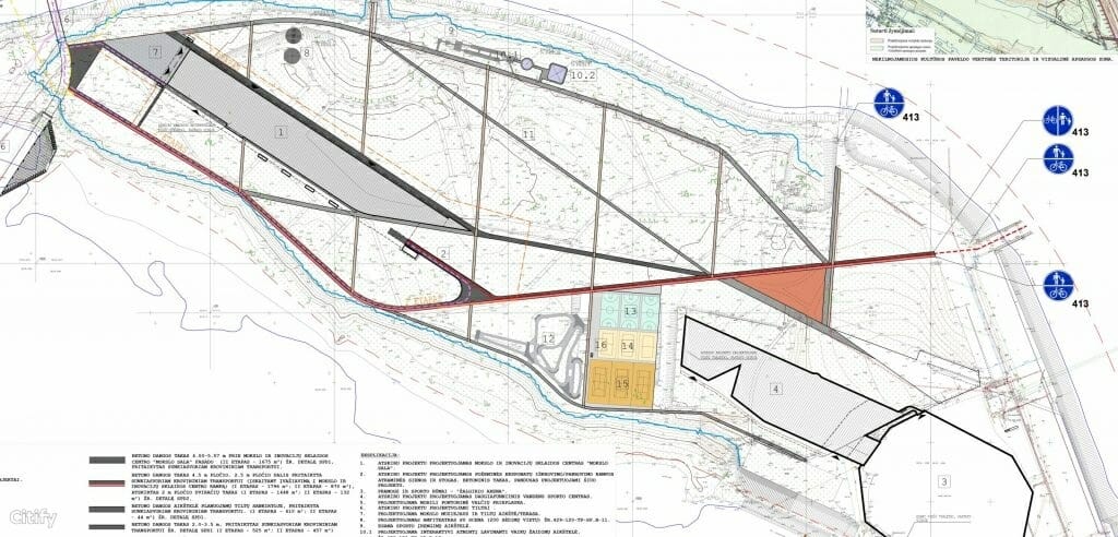 Nemuno salos parkas (Nemuno sala) - Park - visualization