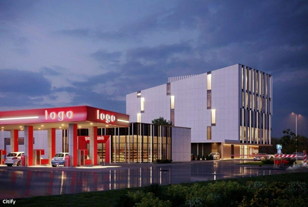 Ožiarūčių g. 1A (Ožiarūčių g. 1A) - Office center, Other commercial - visualization