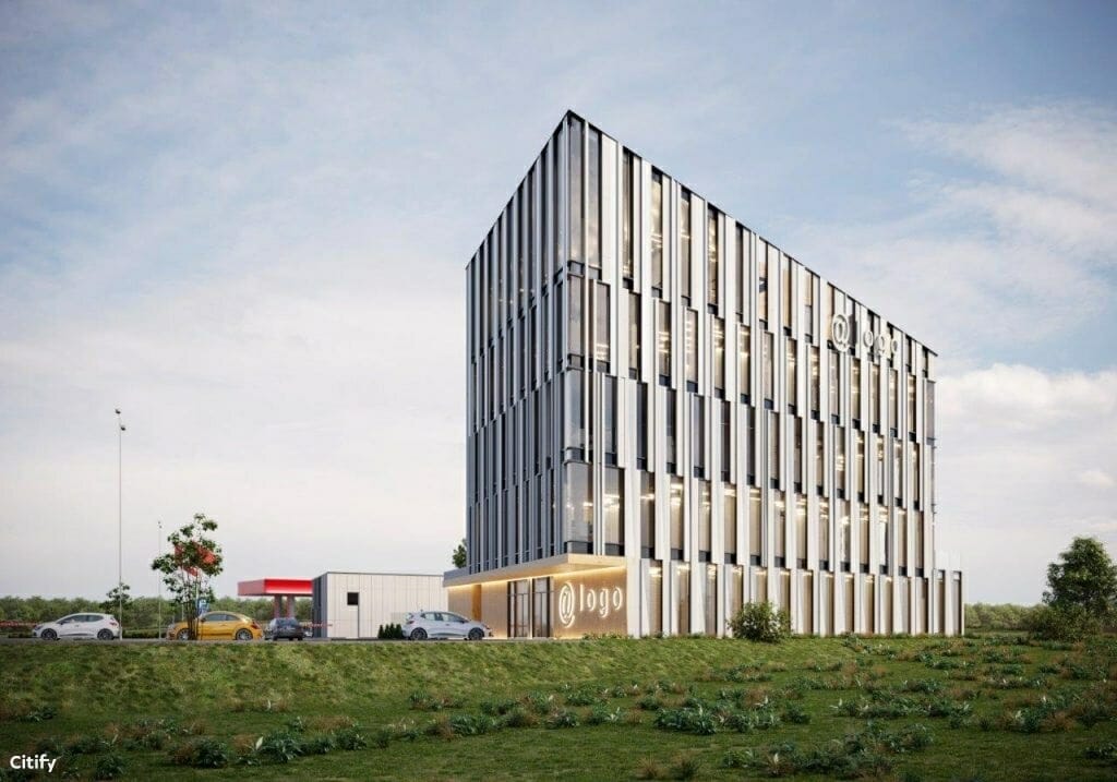 Ožiarūčių g. 1A (Ožiarūčių g. 1A) - Office center, Other commercial - visualization