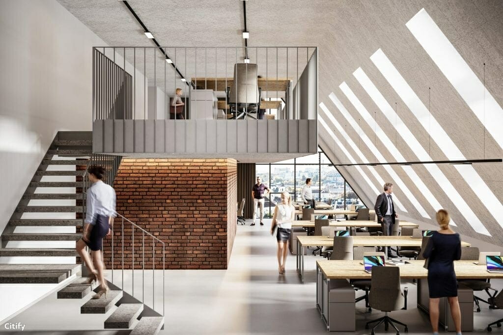 Paupio Darboteka (Paupio g. 50) - Büroohoone - visuaalne