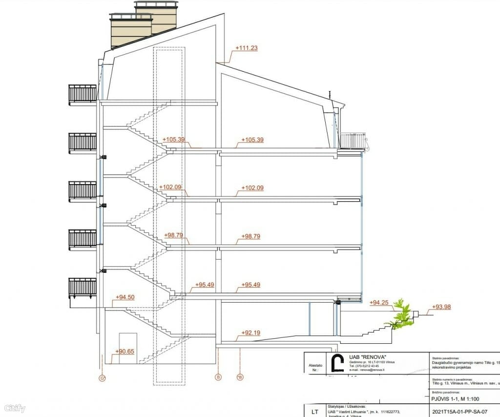Radvilų valda Tilto g. 15A (Tilto g. 15A) - Multi apartment - visualization