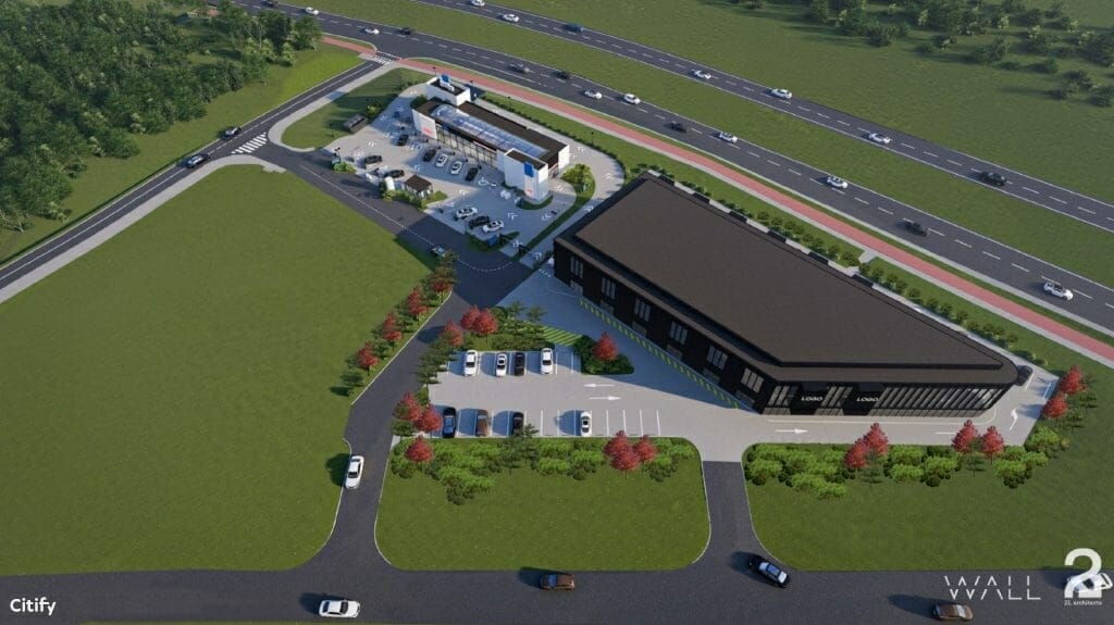 Senosios Pilaitės kel. 1 (Senosios Pilaitės kel. 1) - Shopping center - visualization