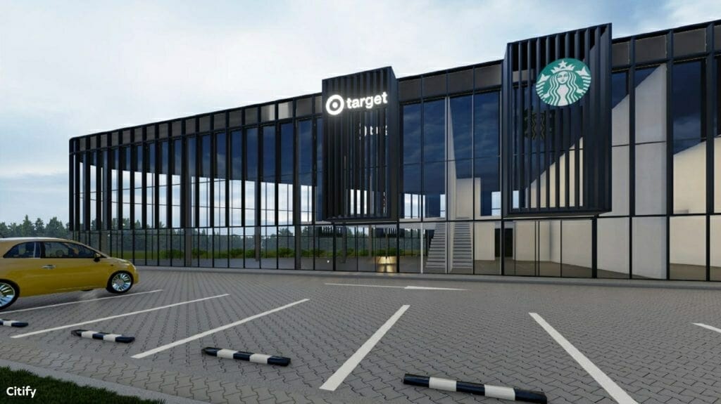 Senosios Pilaitės kel. 1 (Senosios Pilaitės kel. 1) - Shopping center - visualization