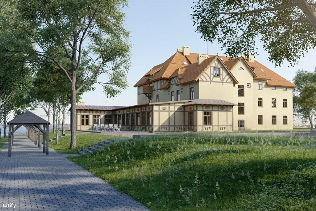 Smiltynės kurhauzas (Smiltynės g. 17) - Hotel, Multi apartment - visualization