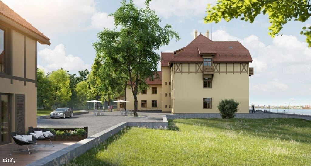 Smiltynės kurhauzas (Smiltynės g. 17) - Hotel, Multi apartment - visualization