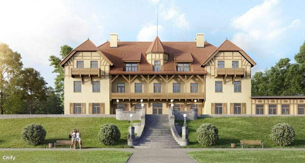 Smiltynės kurhauzas (Smiltynės g. 17) - Hotel, Multi apartment - visualization