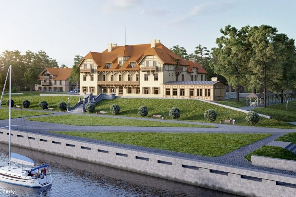 Smiltynės kurhauzas (Smiltynės g. 17) - Hotel, Multi apartment - visualization