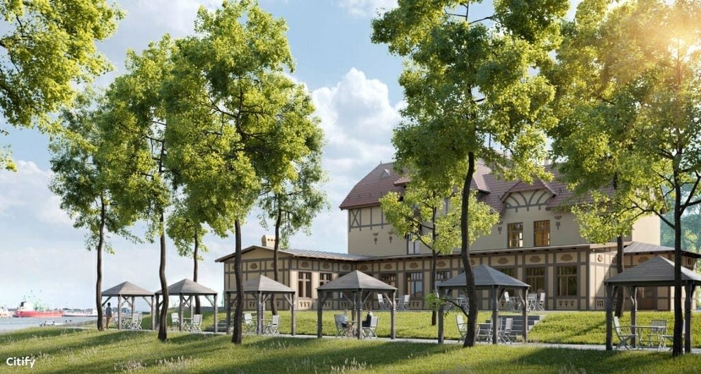 Smiltynės kurhauzas (Smiltynės g. 17) - Hotel, Multi apartment - visualization