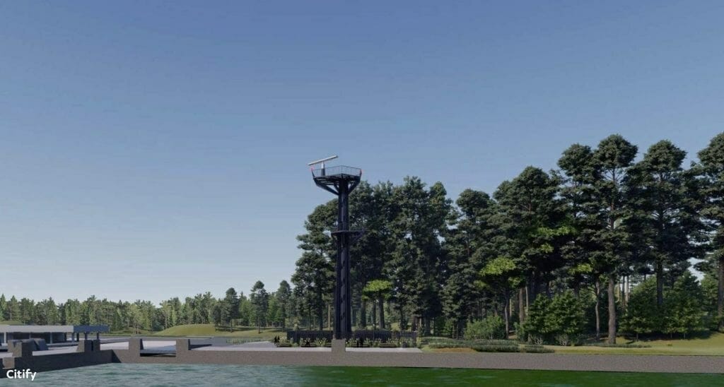 Laivų eismo tarnybos radiolokacinės kontrolės bokštas (Smiltynės g.) - Other transport - visualization