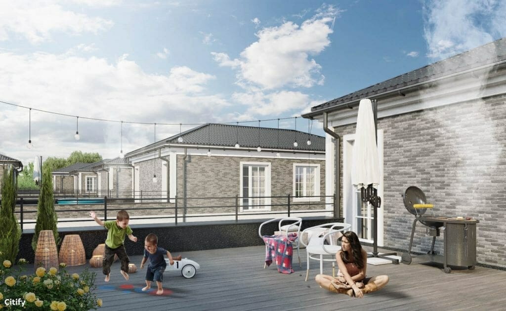 Sofa House 3 etapas (Pakarvių g. 14, 16) - Sublokuoti namai - vizualizacija