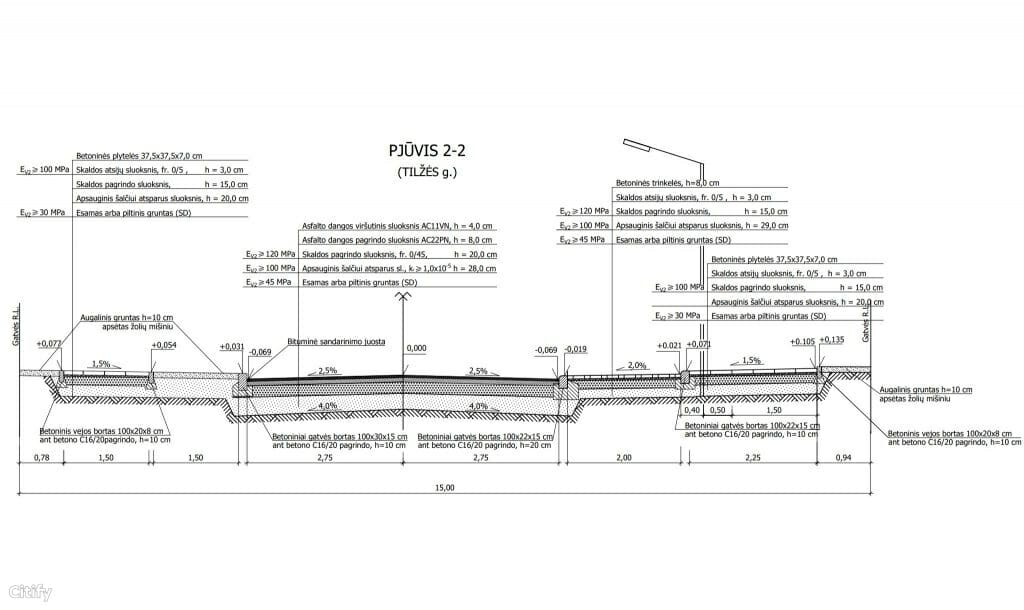 Tilžės g. atkarpa (Tilžės g.) - Gatvė - vizualizacija
