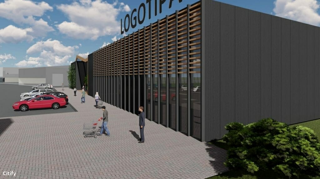 Vanaginės g. 37B (Baltisches haus) (Vanaginės g. 37B) - Shopping center - visualization