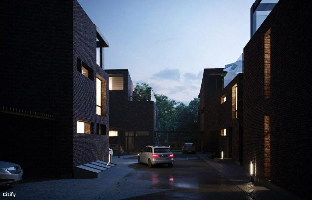 Visorių 21 (Visorių g. 21) - Row housing - visualization
