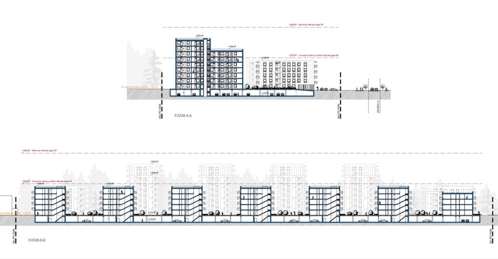 Metų laikai 3 etapas (Visorių g. 27) - Multi apartment - visualization