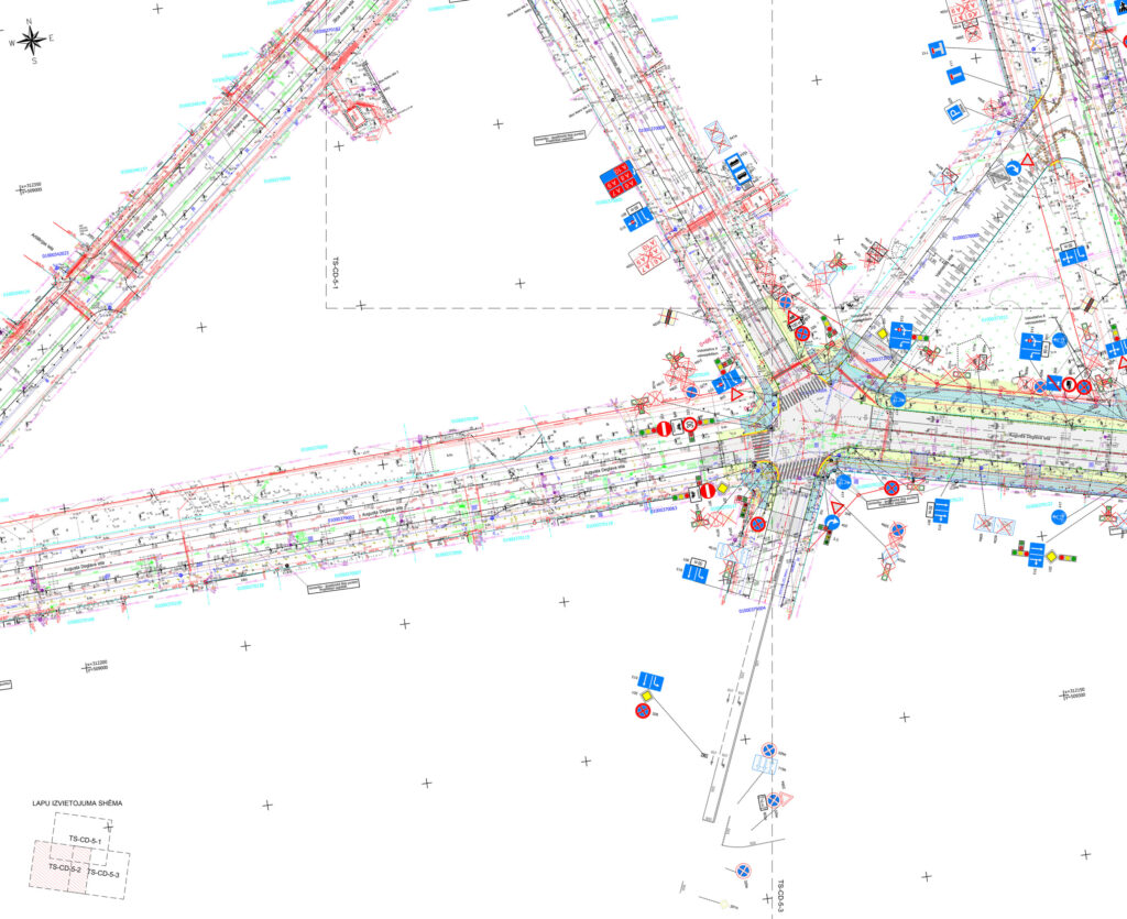 Augusta Deglava ielas, Pērnavas ielas, Tallinas ielas un Valmieras ielas krustojuma pārbūve (Augusta Deglava iela) - Kelias - vizualizacija