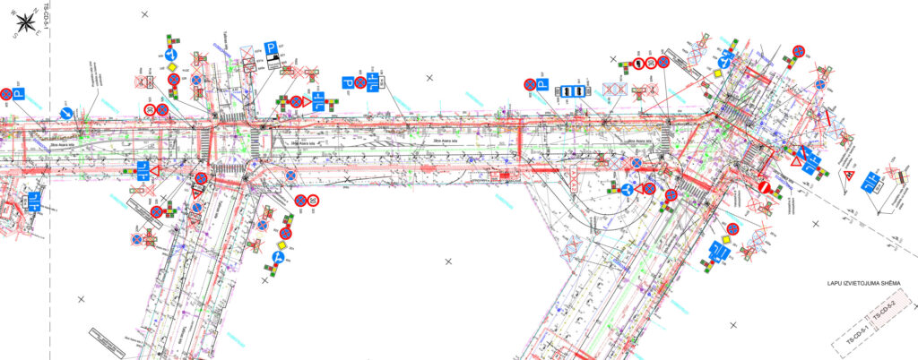 Augusta Deglava ielas, Avotu ielas, Lienes ielas un Jāņa Asara ielas krustojuma pārbūve (Augusta Deglava iela) - Ceļš - vizualizācija