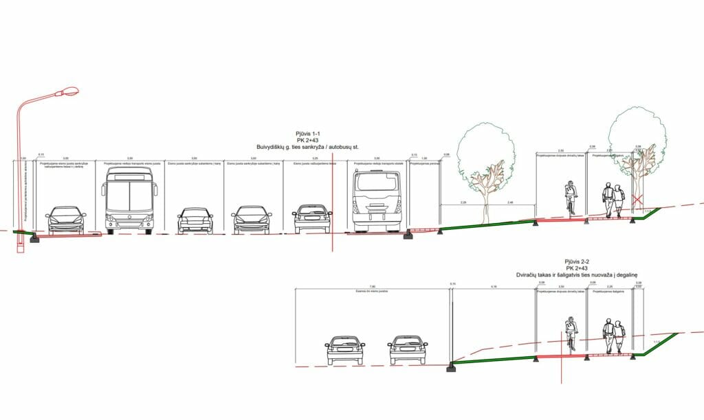 Buivydiškių g. nuo Dūkštų iki Ozo g (Buivydiškių g.) - Street - visualization