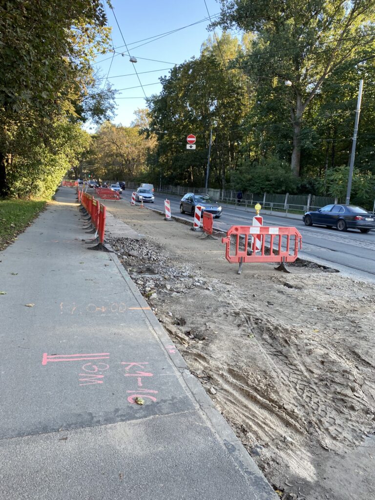 5. tramvaju maršruta pārbūve posmā no Kalnciema ielas līdz Jūrmalas gatvei (Slokas iela) - Kelias - statybų nuotraukos