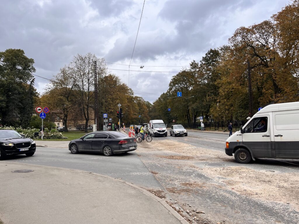 5. tramvaju maršruta pārbūve posmā no Kalnciema ielas līdz Jūrmalas gatvei (Slokas iela) - Kelias - statybų nuotraukos