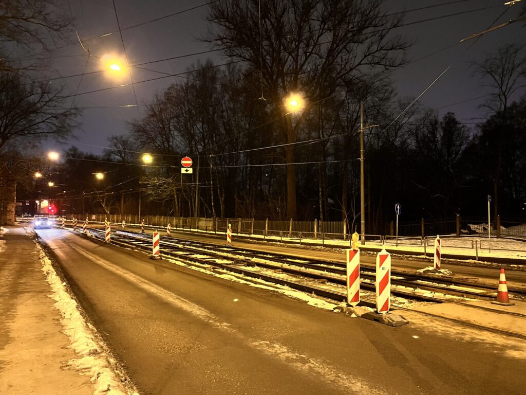 5. tramvaju maršruta pārbūve posmā no Kalnciema ielas līdz Jūrmalas gatvei (Slokas iela) - Kelias - statybų nuotraukos