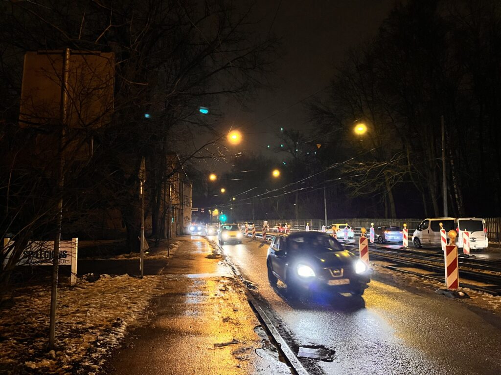 5. tramvaju maršruta pārbūve posmā no Kalnciema ielas līdz Jūrmalas gatvei (Slokas iela) - Kelias - statybų nuotraukos