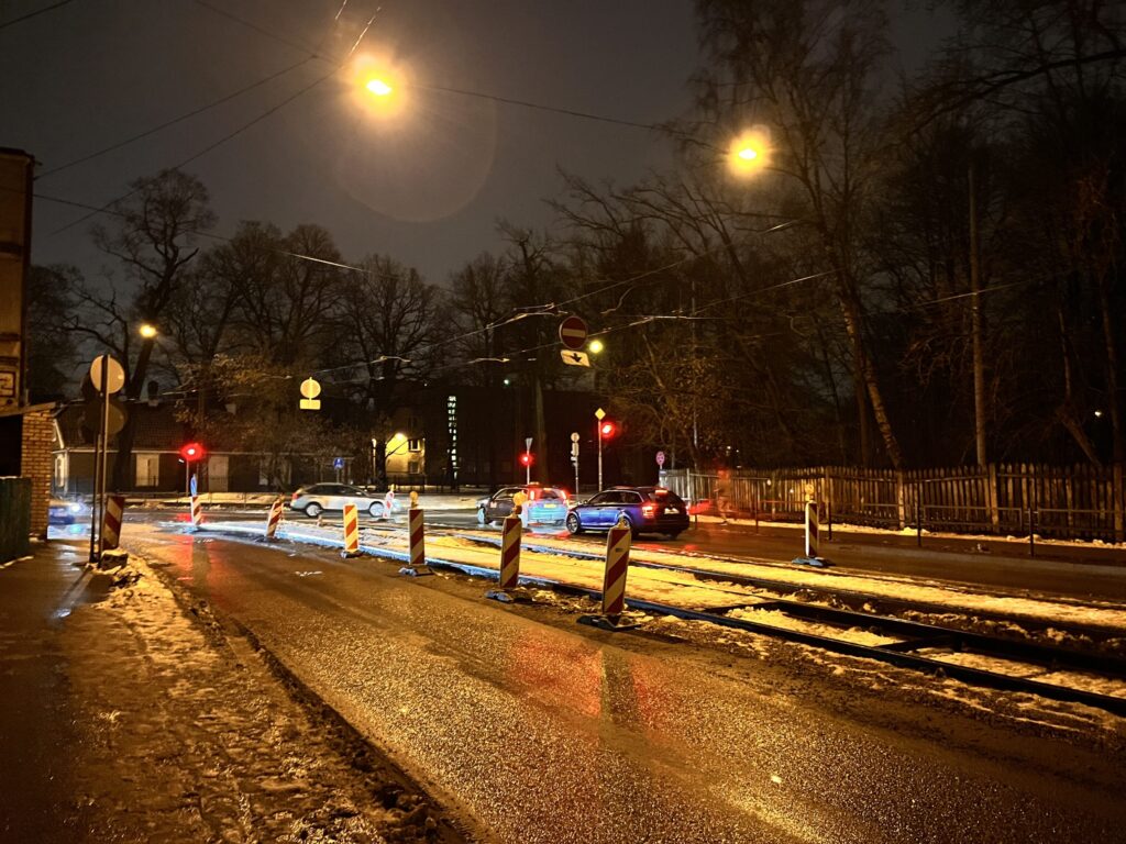 5. tramvaju maršruta pārbūve posmā no Kalnciema ielas līdz Jūrmalas gatvei (Slokas iela) - Kelias - statybų nuotraukos