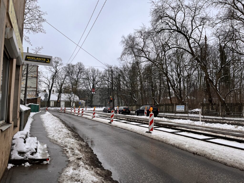 5. tramvaju maršruta pārbūve posmā no Kalnciema ielas līdz Jūrmalas gatvei (Slokas iela) - Kelias - statybų nuotraukos