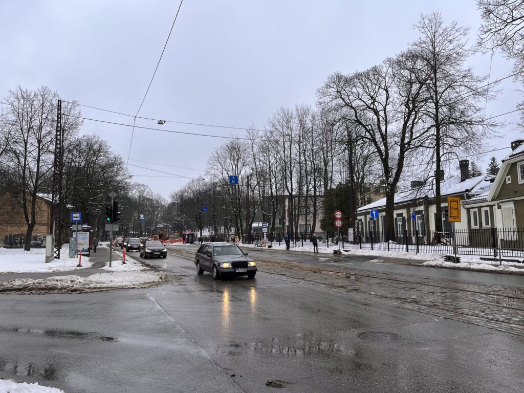 5. tramvaju maršruta pārbūve posmā no Kalnciema ielas līdz Jūrmalas gatvei (Slokas iela) - Kelias - statybų nuotraukos