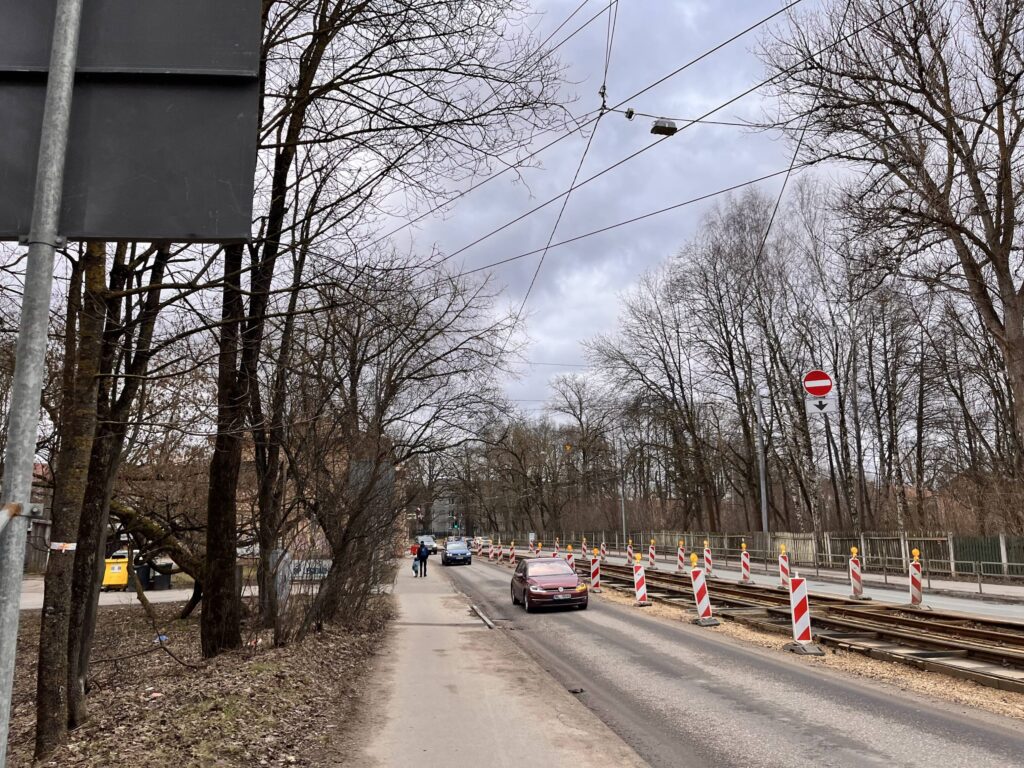 5. tramvaju maršruta pārbūve posmā no Kalnciema ielas līdz Jūrmalas gatvei (Slokas iela) - Kelias - statybų nuotraukos