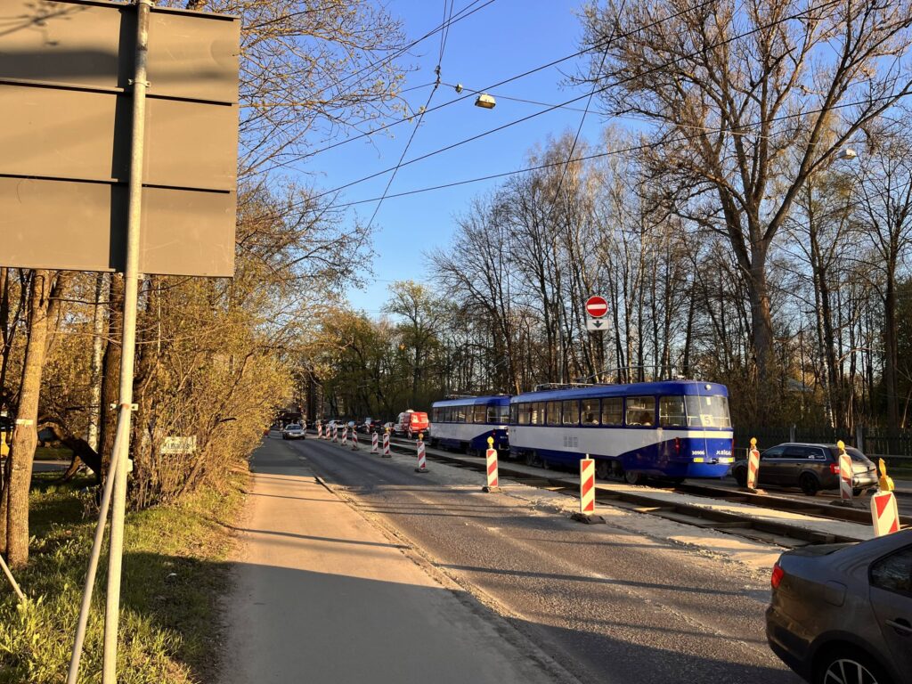 5. tramvaju maršruta pārbūve posmā no Kalnciema ielas līdz Jūrmalas gatvei (Slokas iela) - Kelias - statybų nuotraukos