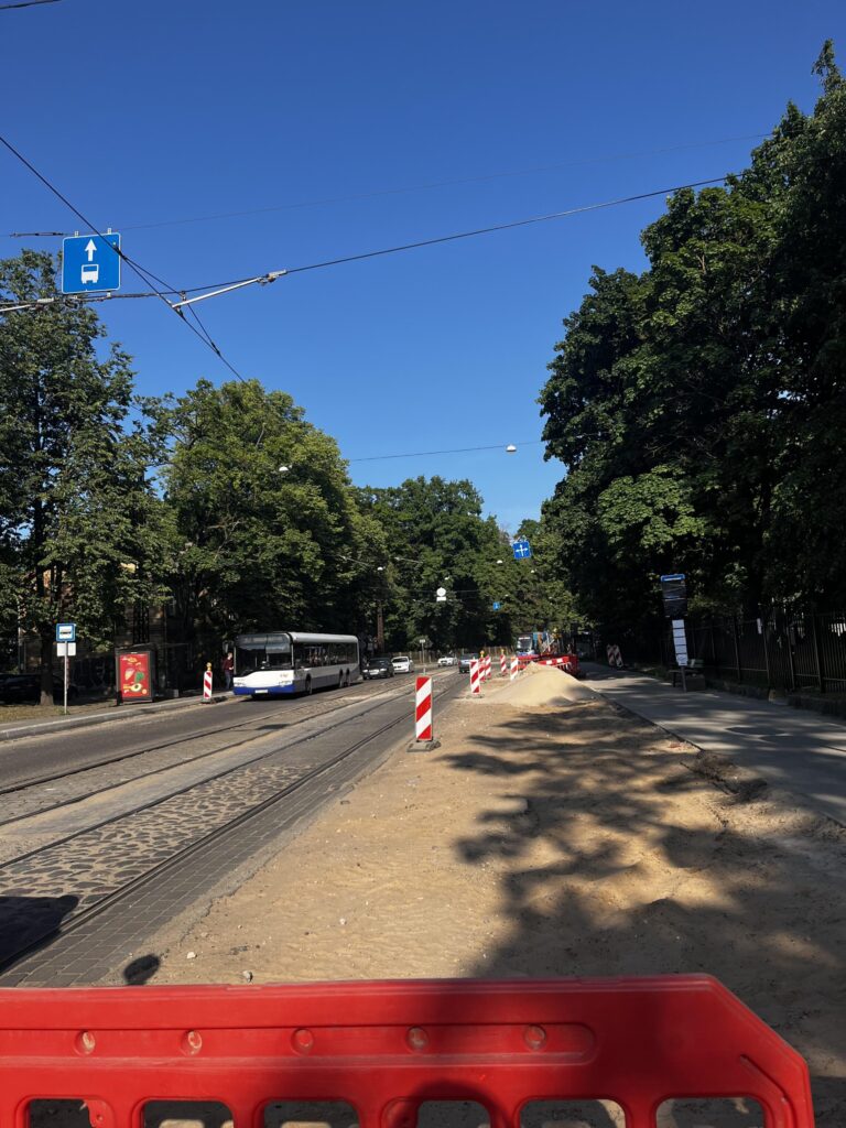 5. tramvaju maršruta pārbūve posmā no Kalnciema ielas līdz Jūrmalas gatvei (Slokas iela) - Kelias - statybų nuotraukos